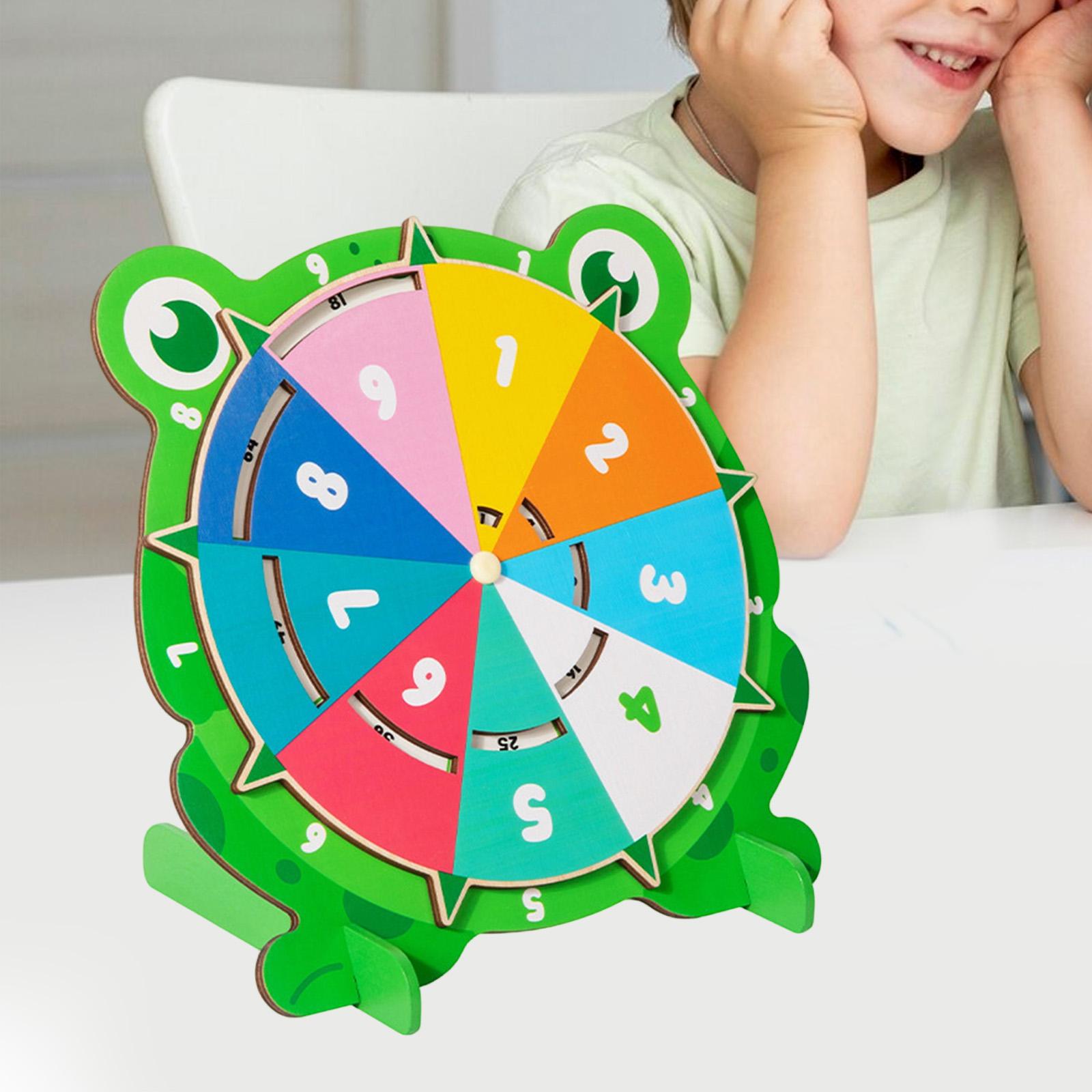 Kids Education Table - 99 Multiplication Table Wooden Turntable Learning