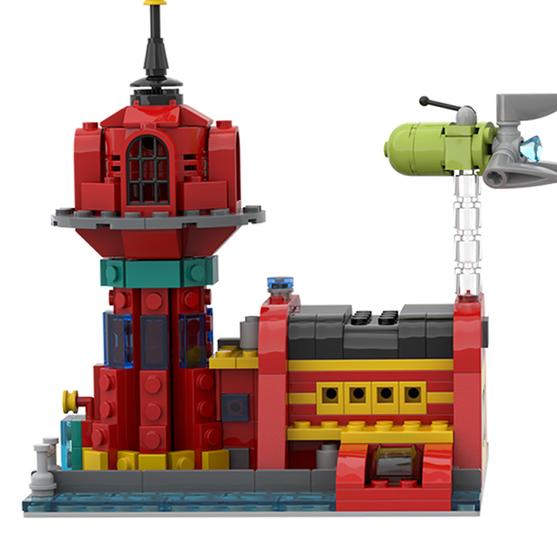 Kids Education Pdf - BuildMOC Mini Speed Planet Express Headquarter