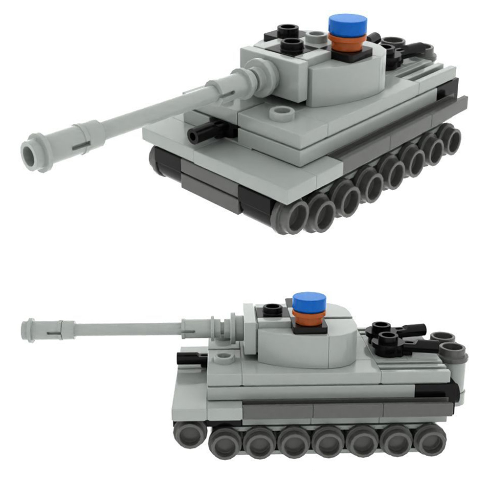 Kids Education Pdf - WW2 Mini Tank Building Blocks bricks-