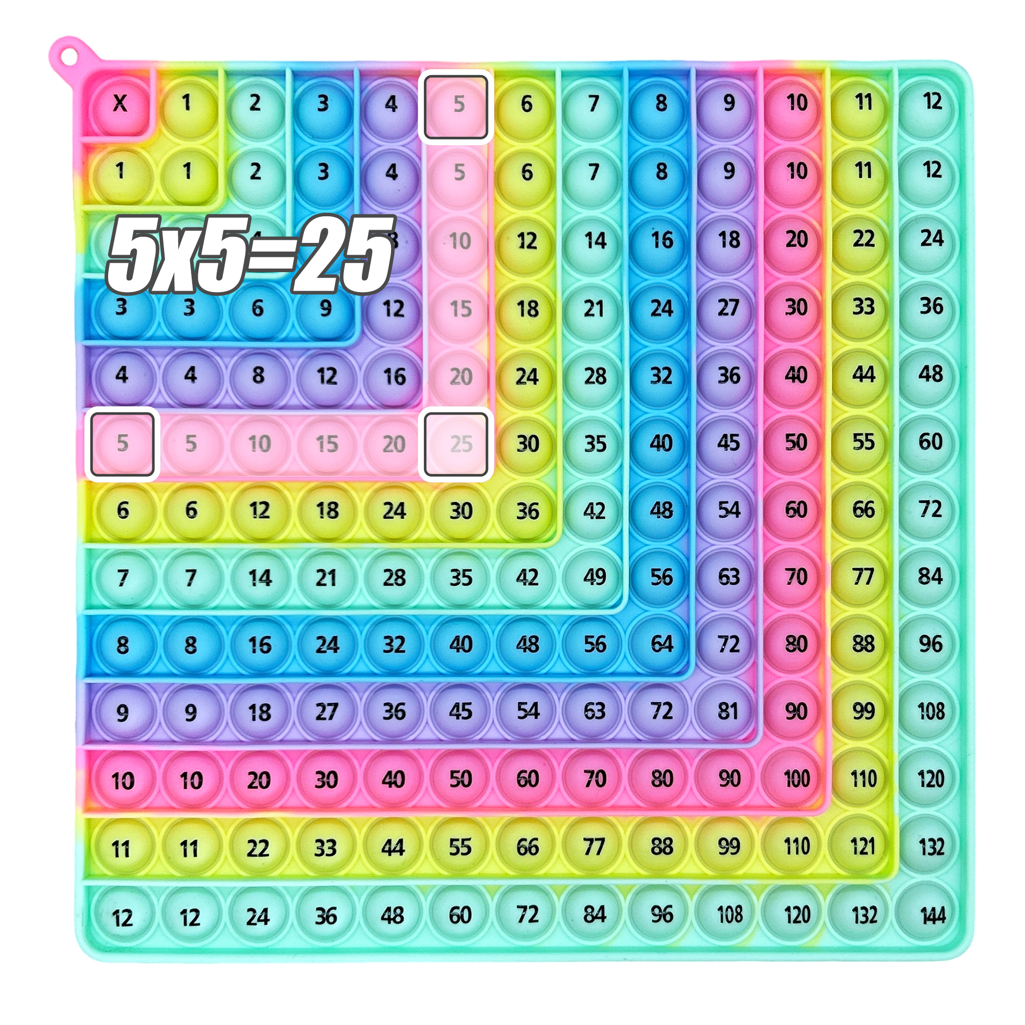 Multiplication Table Mat - Multiplication Practice Math Games, 12x12 Times
