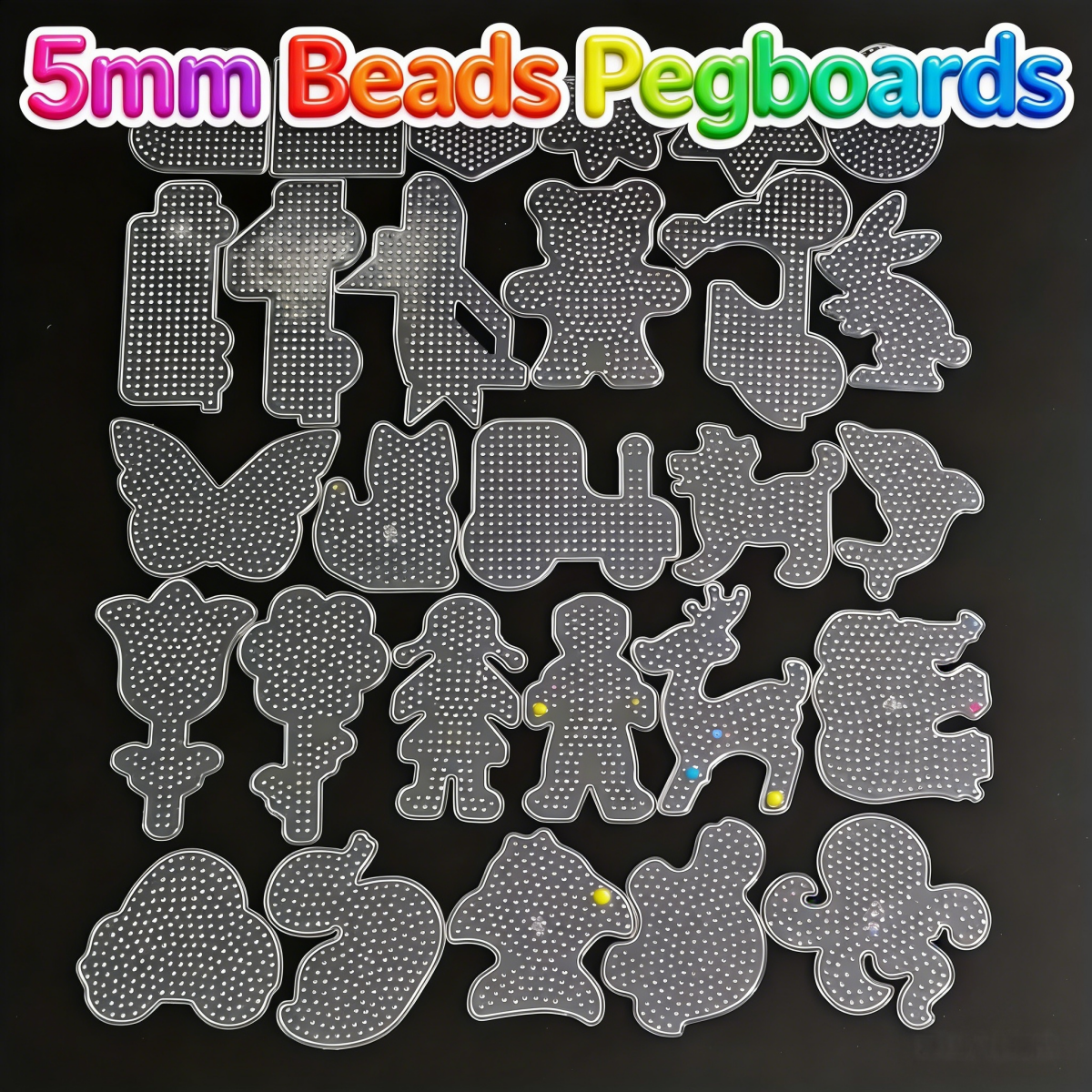 Kids Education Template - 5mm Hama Beads Toy DIY Beads