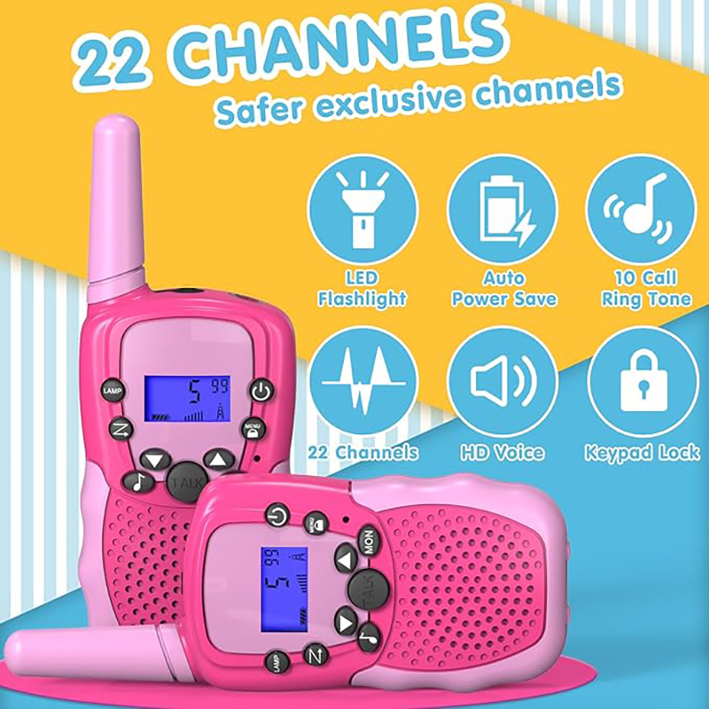 Kids Walkie Talkies 3 Pack Rec - Kids Education Channel recensione e prezzo