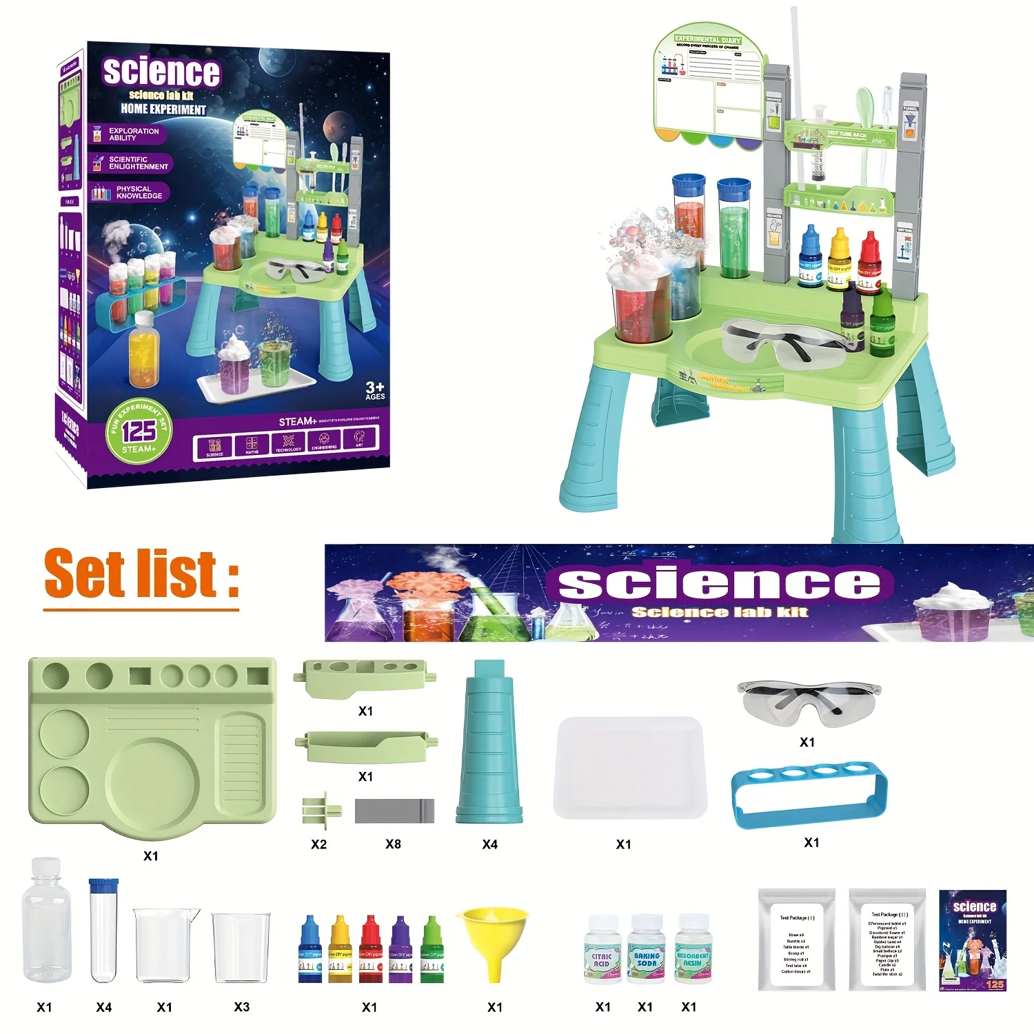 First Science Kit for Kids Lea - Kids Education Table recensione e prezzo