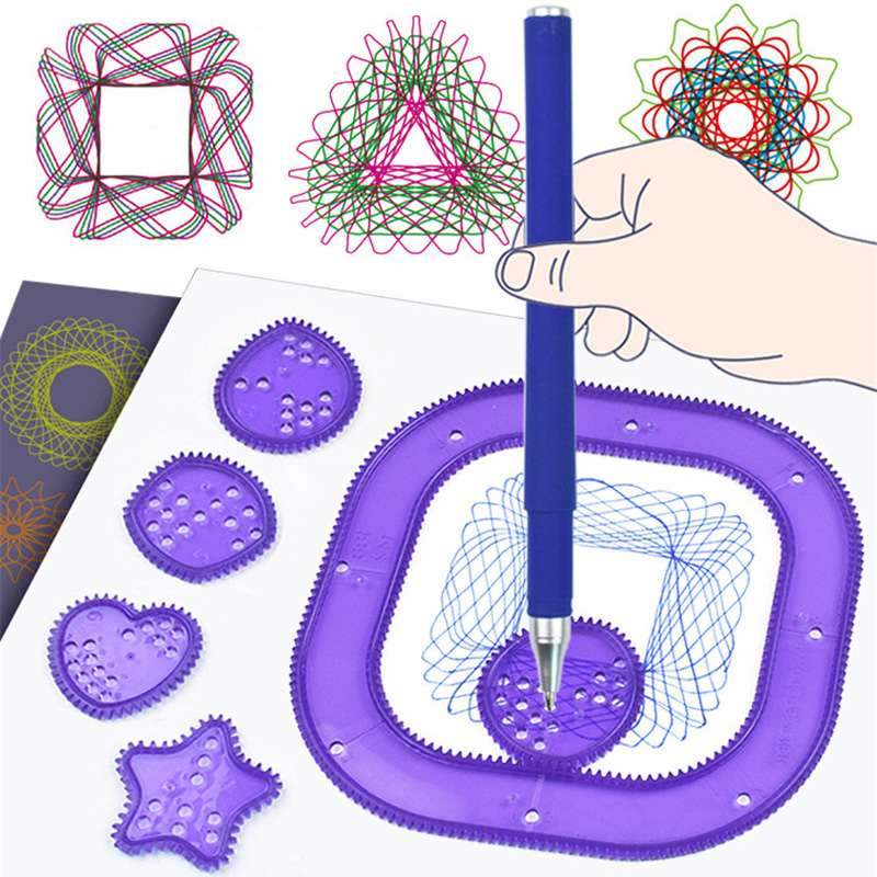 Funny Spirograph Drawing Toys  - Kids Education Template recensione e prezzo