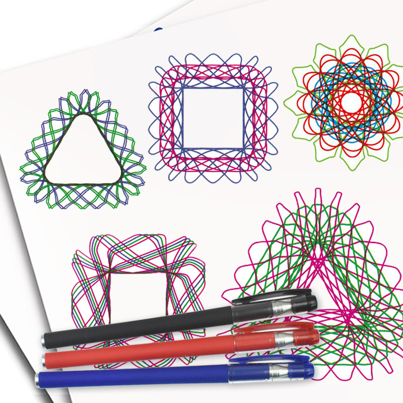 Funny Spirograph Drawing Toys  - Kids Education Template recensione e prezzo