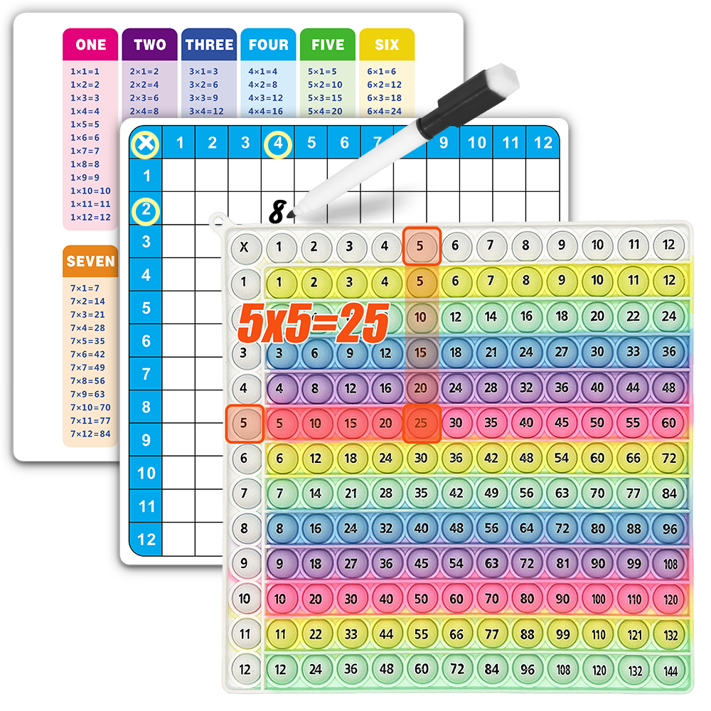 12x12 Multiplication Math Game - Multiplication Table Mat recensione e prezzo
