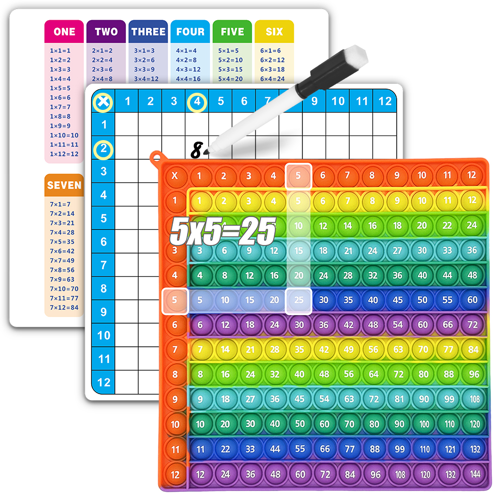 12x12 Multiplication Math Game - Multiplication Table Mat recensione e prezzo
