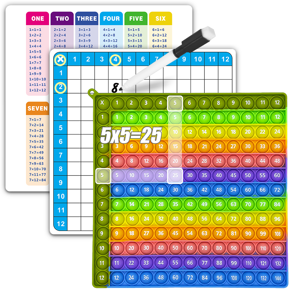 12x12 Multiplication Math Game - Multiplication Table Mat recensione e prezzo