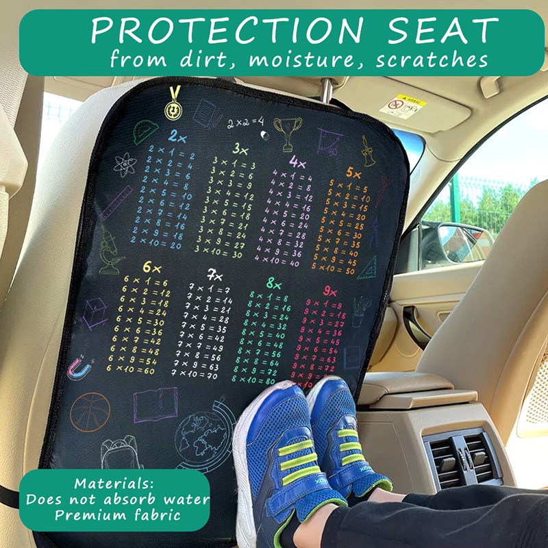 1pc Waterproof Car Seat Cover  - Multiplication Table Mat recensione e prezzo