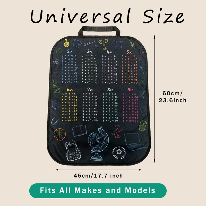 1pc Waterproof Car Seat Cover  - Multiplication Table Mat recensione e prezzo