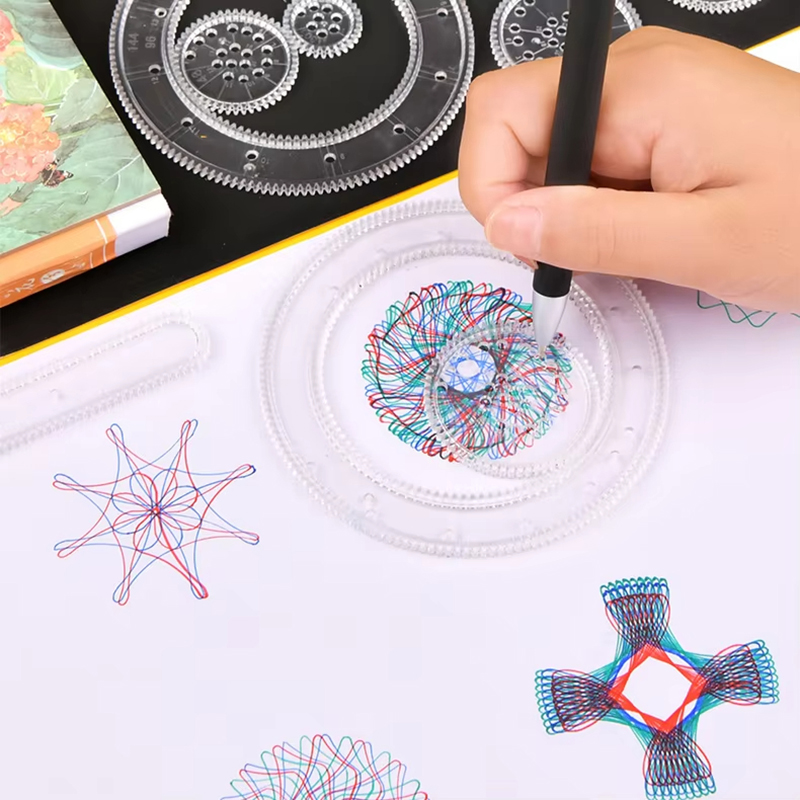 Funny Spirograph Drawing Toys  - Kids Education Template recensione e prezzo