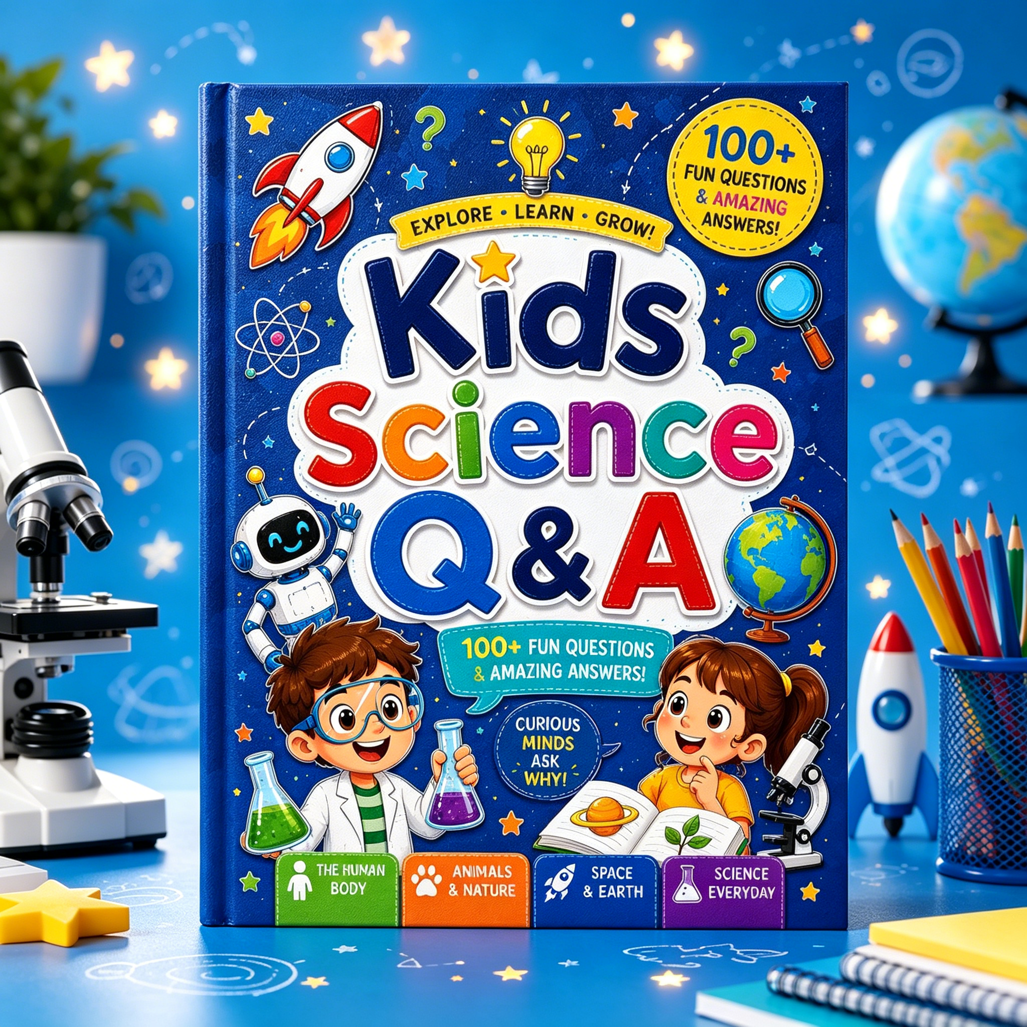 Kids Science Q&A Book for Curi - Kids Education Questions recensione e prezzo