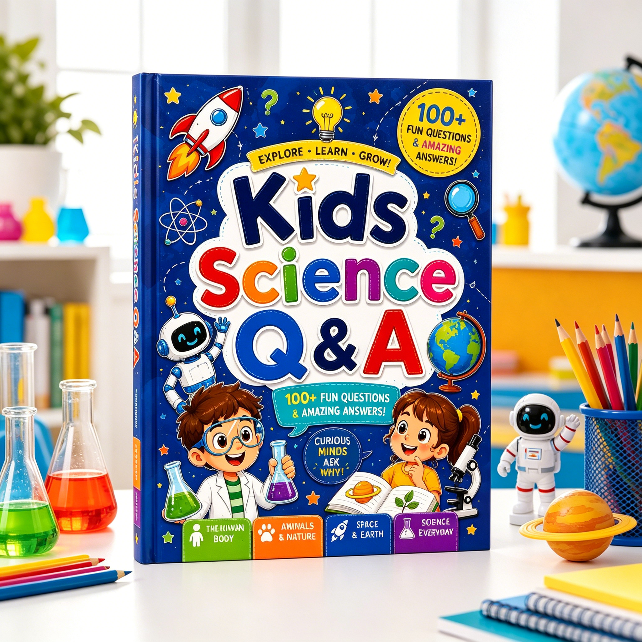 Kids Science Q&A Book for Curi - Kids Education Questions recensione e prezzo