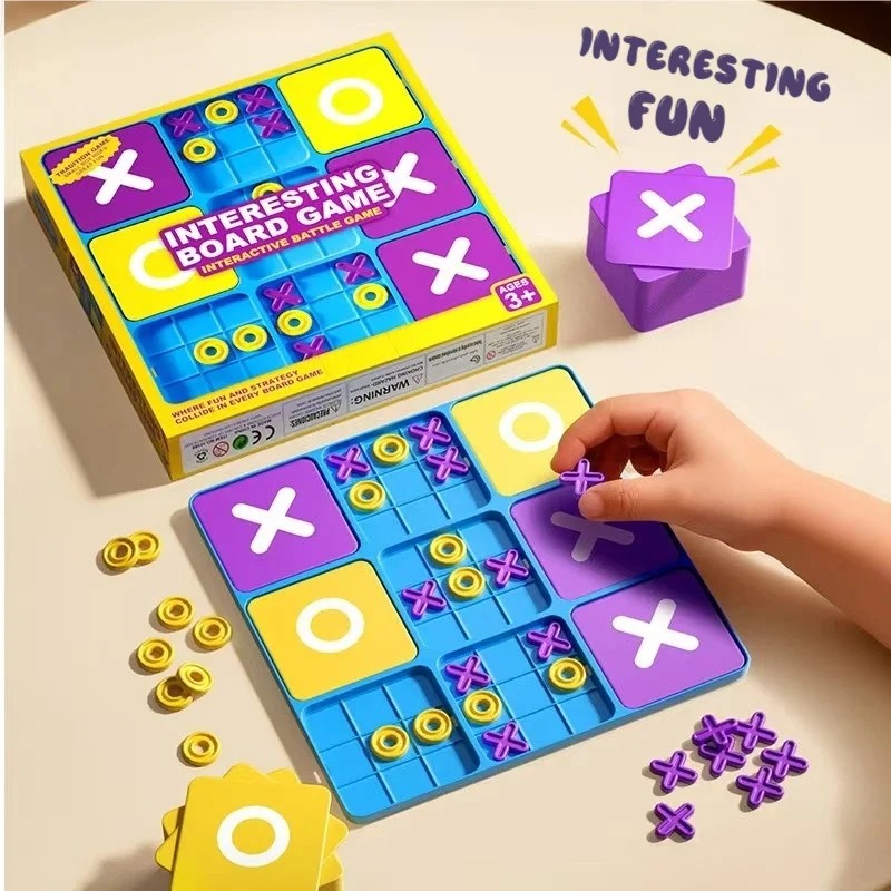 Fun Tic-Tac-Toe Board Game Kid - Kids Education Table recensione e prezzo