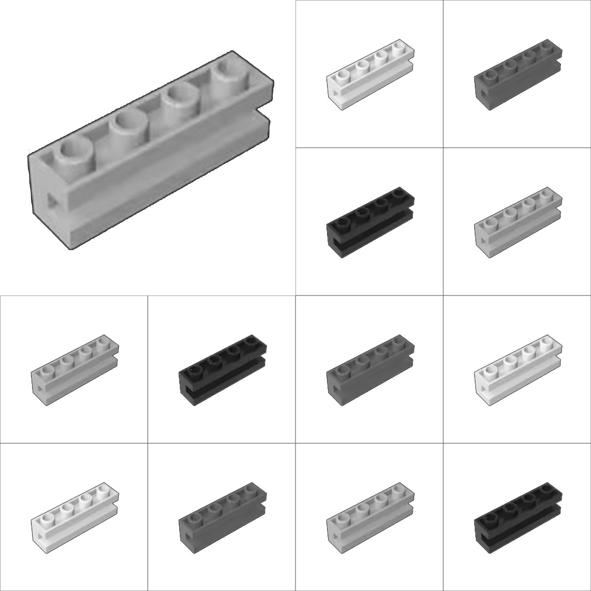 50pcs 2653 Modified 1x4 With C - Kids Education Channel recensione e prezzo