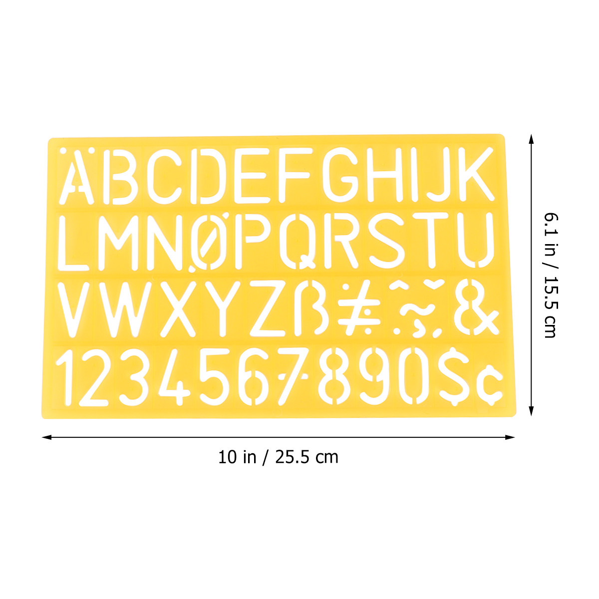 4Pcs Plastic Graffiti Rulers A - Kids Education Template recensione e prezzo