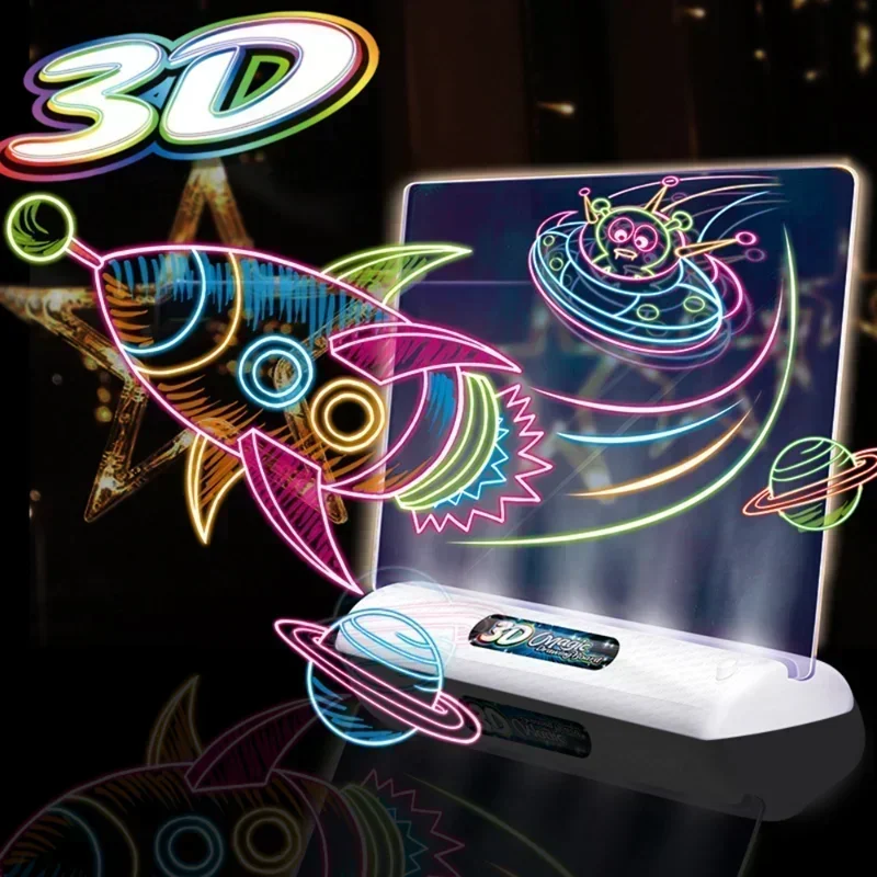 3D Magic Drawing Board LED Glo - Kids Education Foundation recensione e prezzo