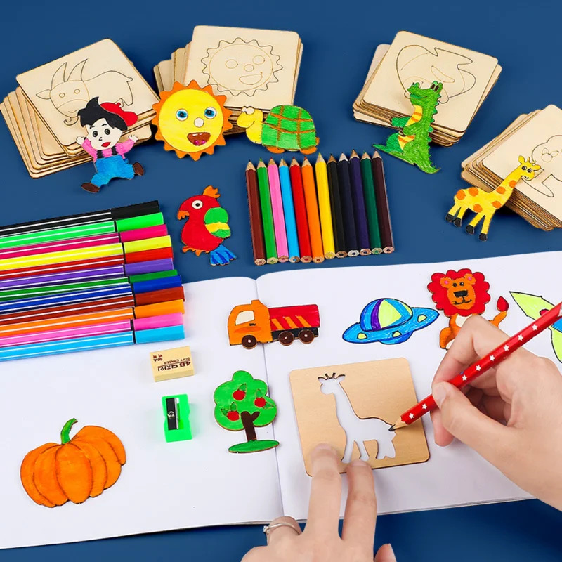 Kids Drawing Toys Montessori D - Kids Education Template recensione e prezzo