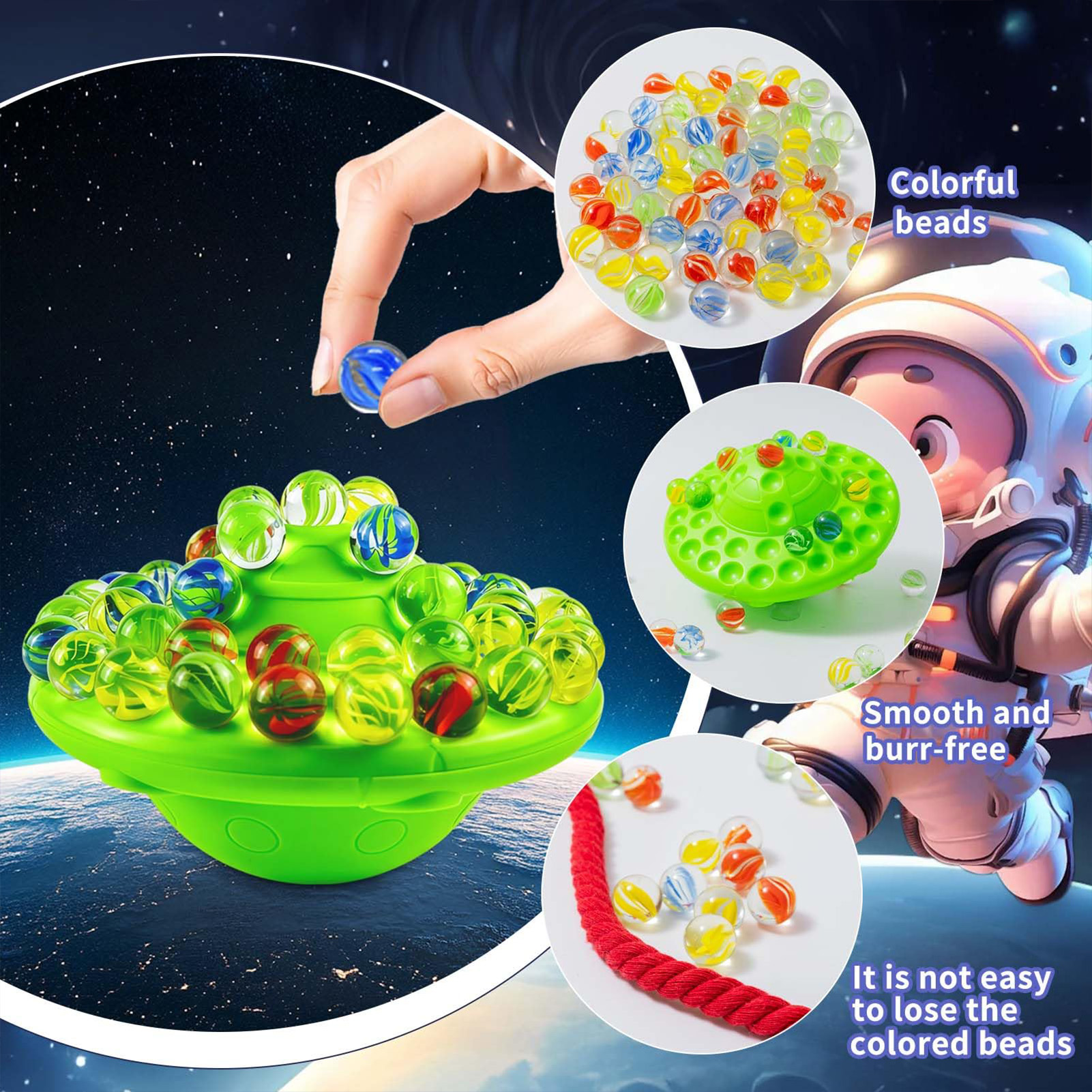 Glass Marble Balance Game for  - Kids Education Table recensione e prezzo