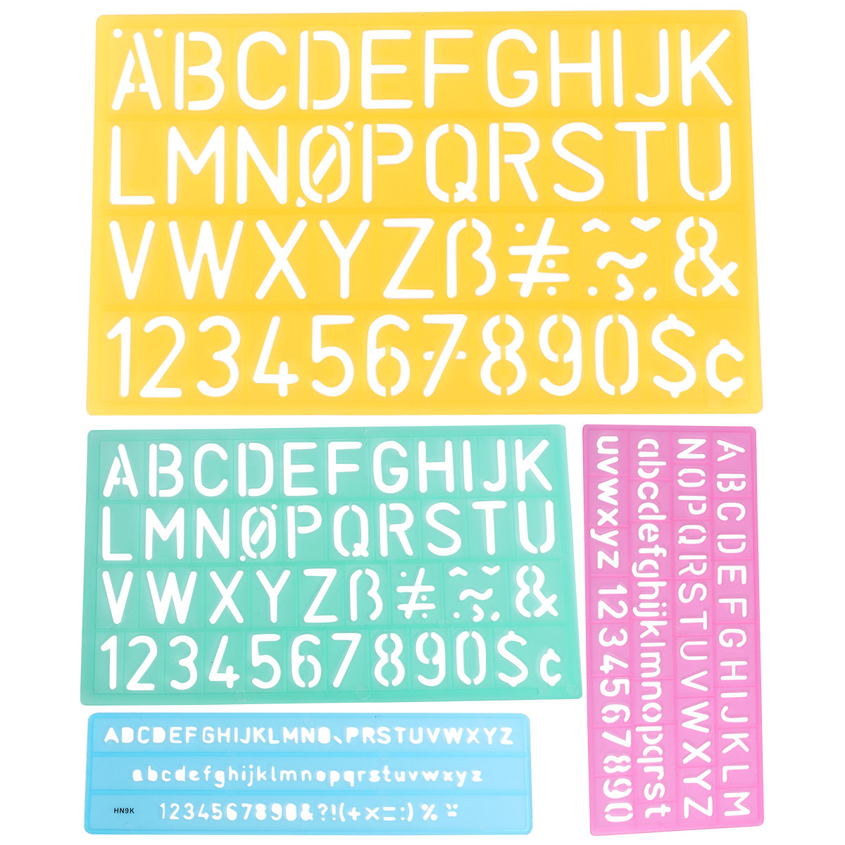 4Pcs Colorful Alphabet Graffit - Kids Education Template recensione e prezzo